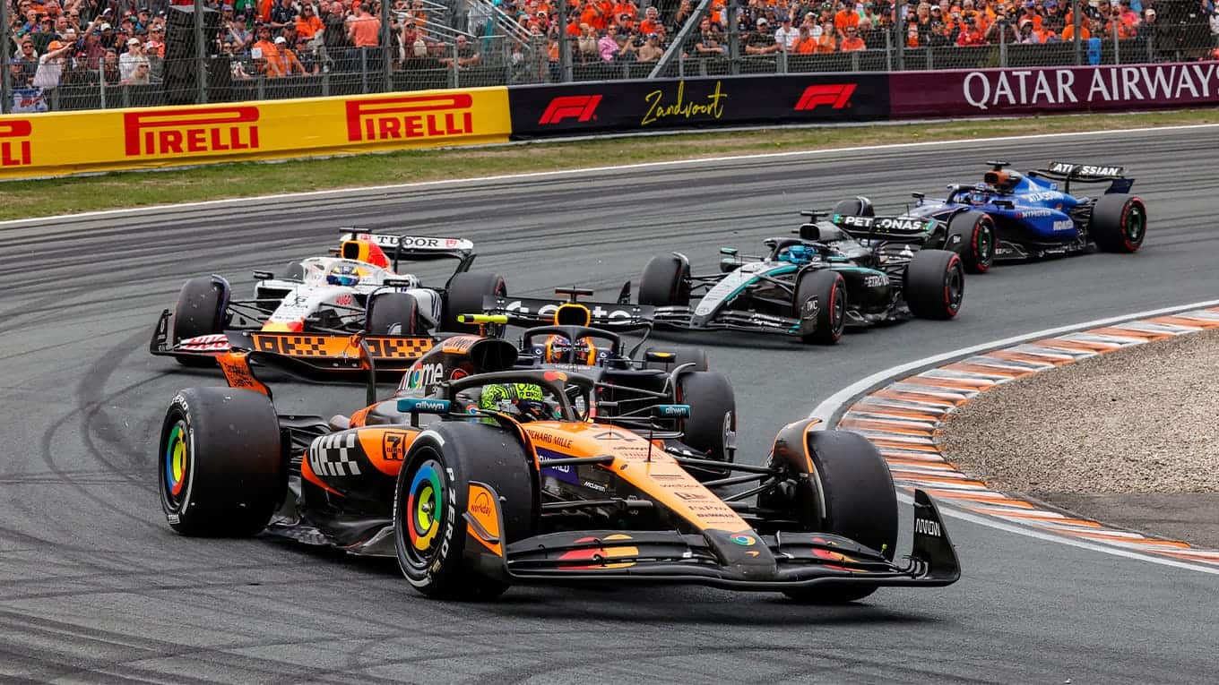 Rennszene aus der Formel 1