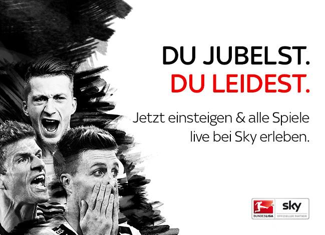 Die Fußball Bundesliga bei Sky