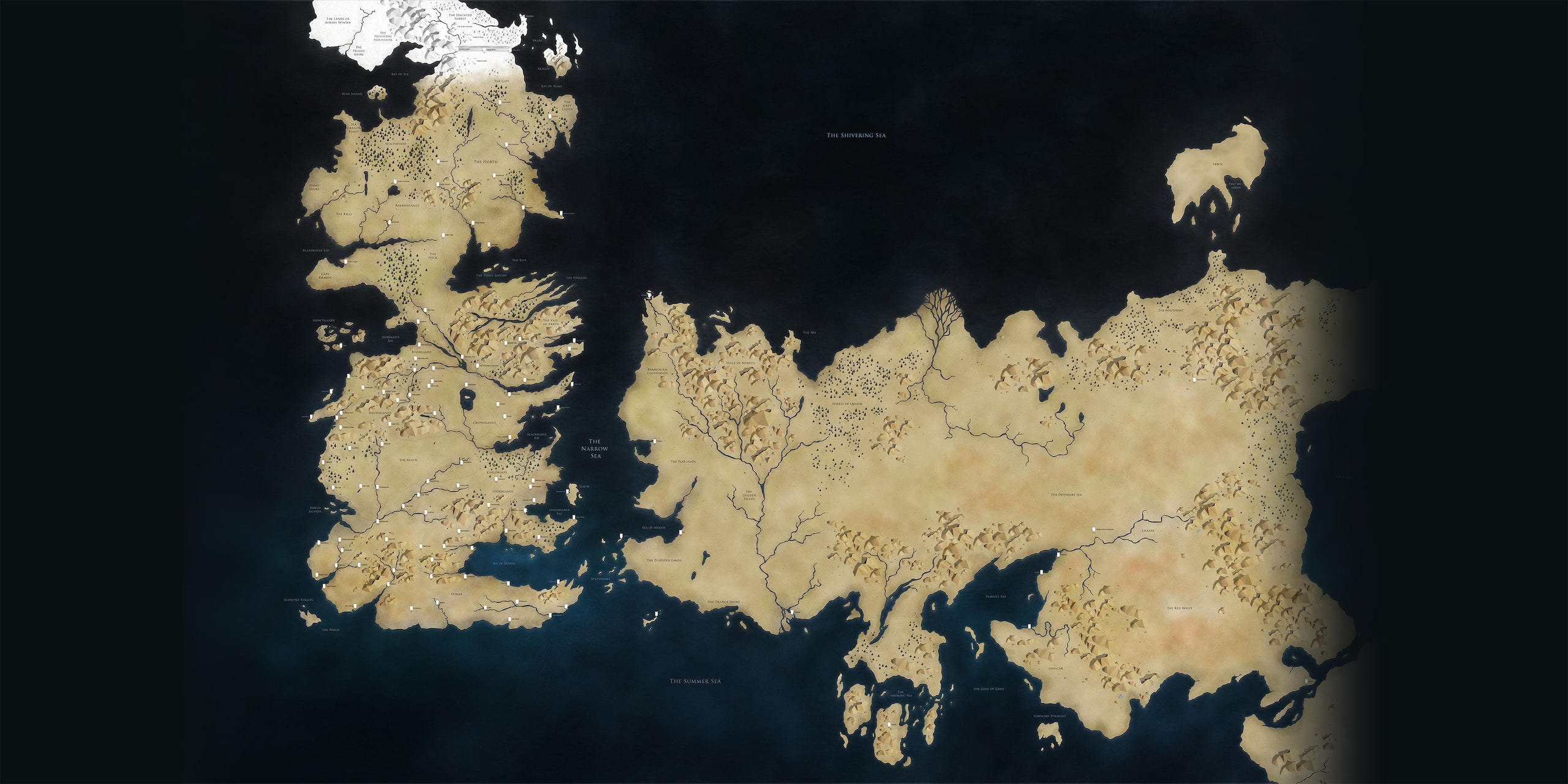 Landkarte Game Of Thrones