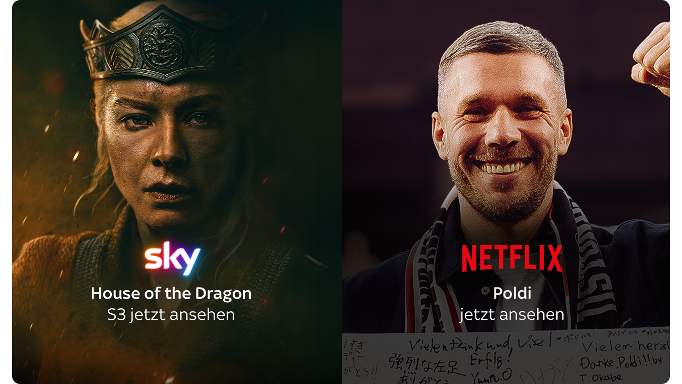 Serien von Sky und Netflix