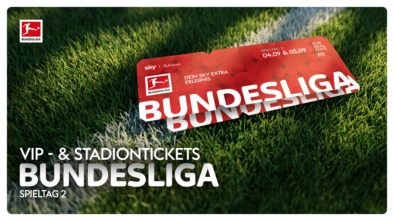 Sky Extra | Tickets für den zweiten Spieltag der Bundesliga gewinnen