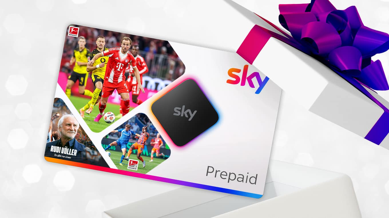 Prepaid Geschenkgutschein von Sky