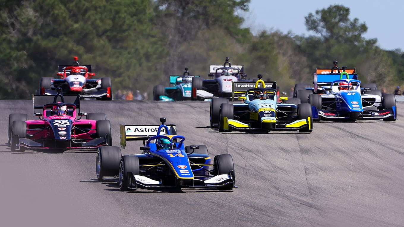 Rennszene aus der Indycar