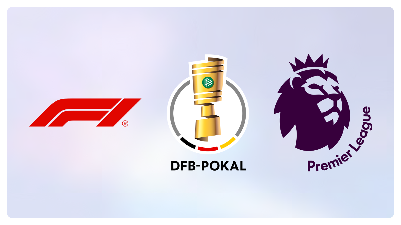 Formel 1, DFB-Pokal und Premier League
