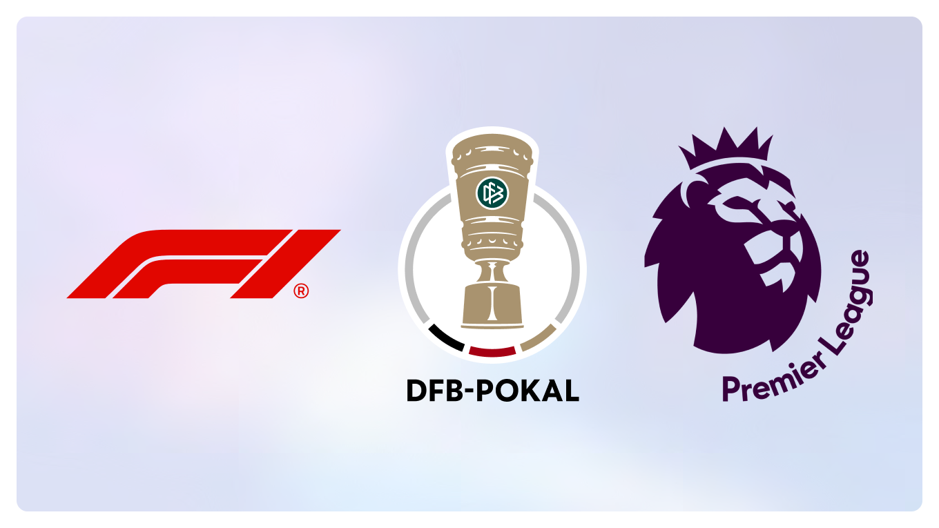 Formel 1, DFB-Pokal und Premier League
