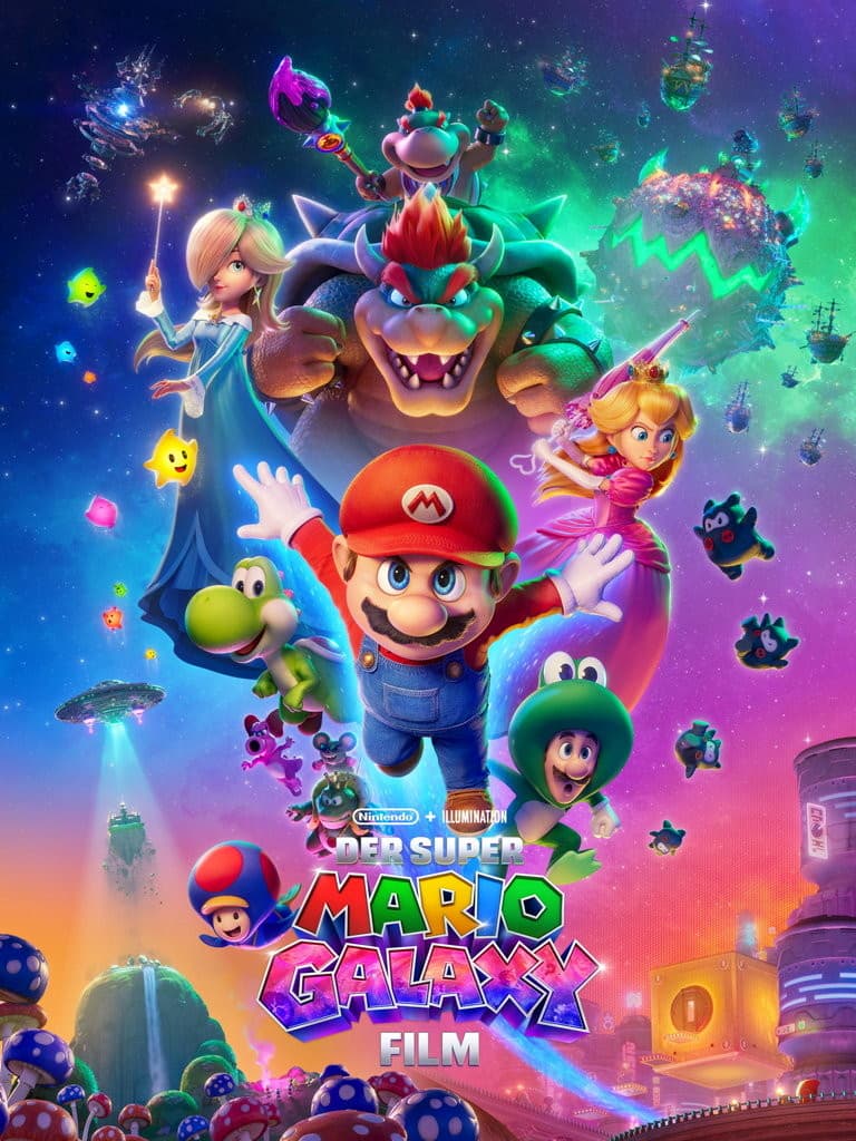 Key Art zum Der Super Mario Galaxy Film