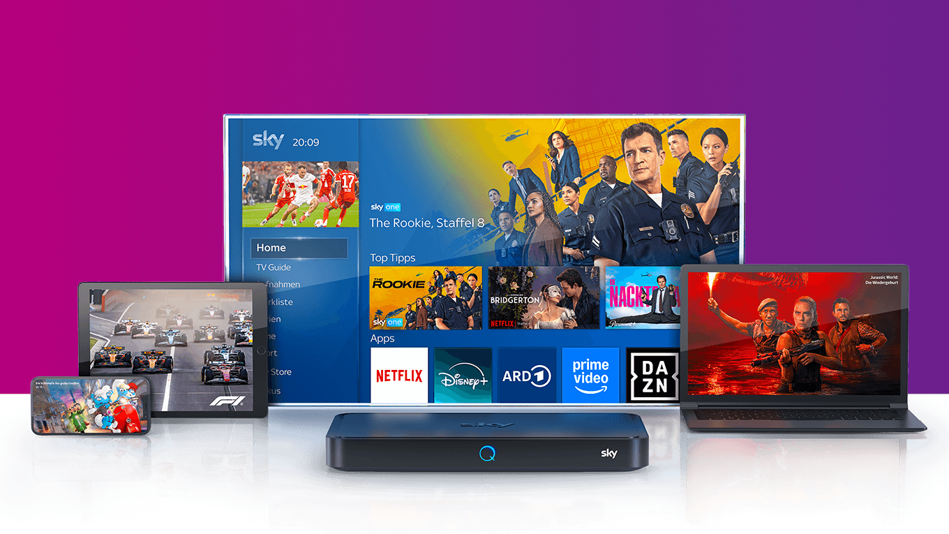 Sky Q UI Multiscreen - Zubuchoptionen - 16:9