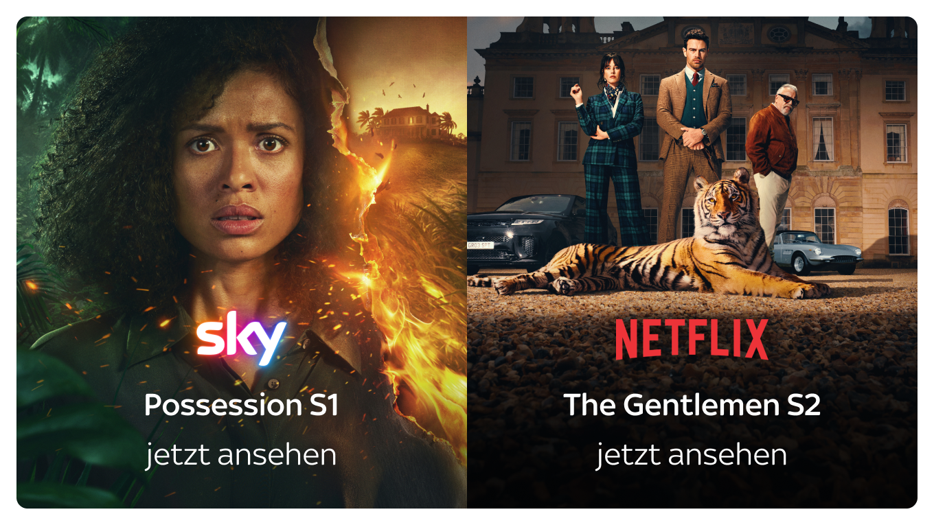 Sky Entertainment Plus inklusive Netflix