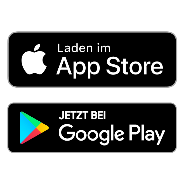 Laden im App Store. Jetzt bei Google Play.
