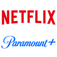 Logo von Netflix und Paramount+