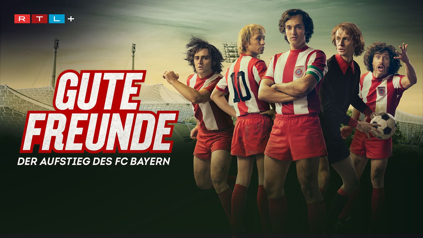 Key Art zu Guede Freunde - Der Aufstieg des FC Bayern