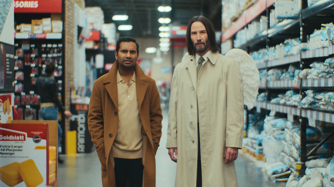 Keanu Reeves und Aziz Ansari in der Komödie Good Fortune – Ein ganz spezieller Schutzengel