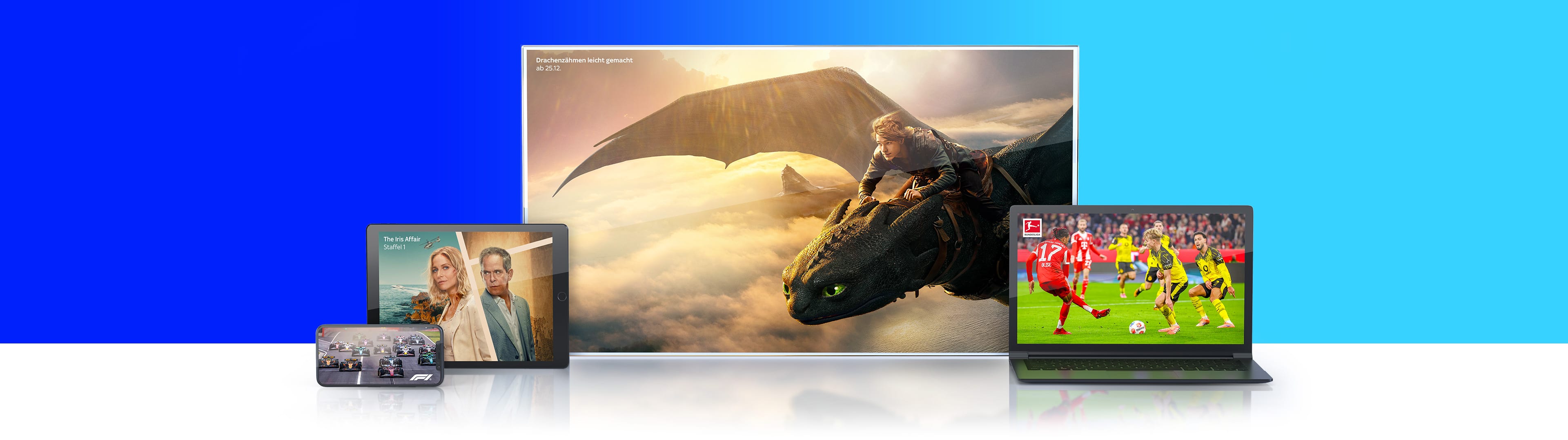 Multiscreen Header Grafik mit vielen Devices