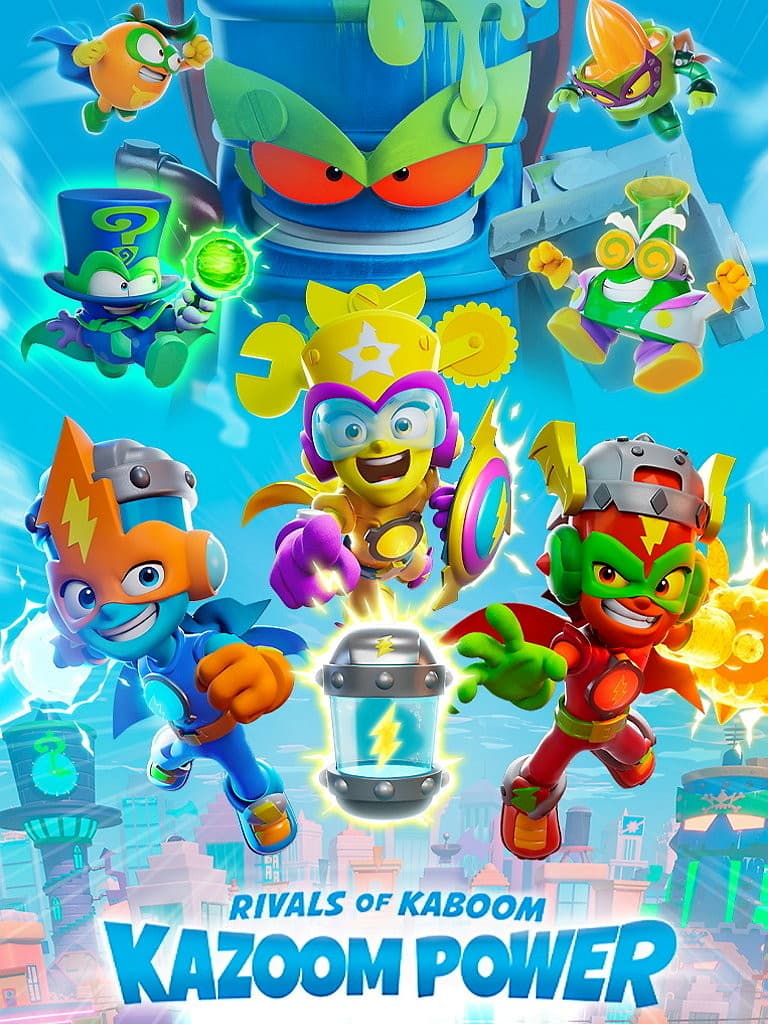 Titelbild zur Kinderserie SuperThings: Rivalen von Kaboom - Kazoom-Power