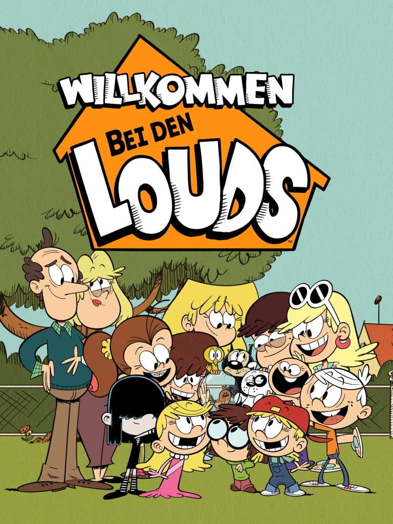 Titelbild Cover zur Kinderserie Willkommen bei den Louds