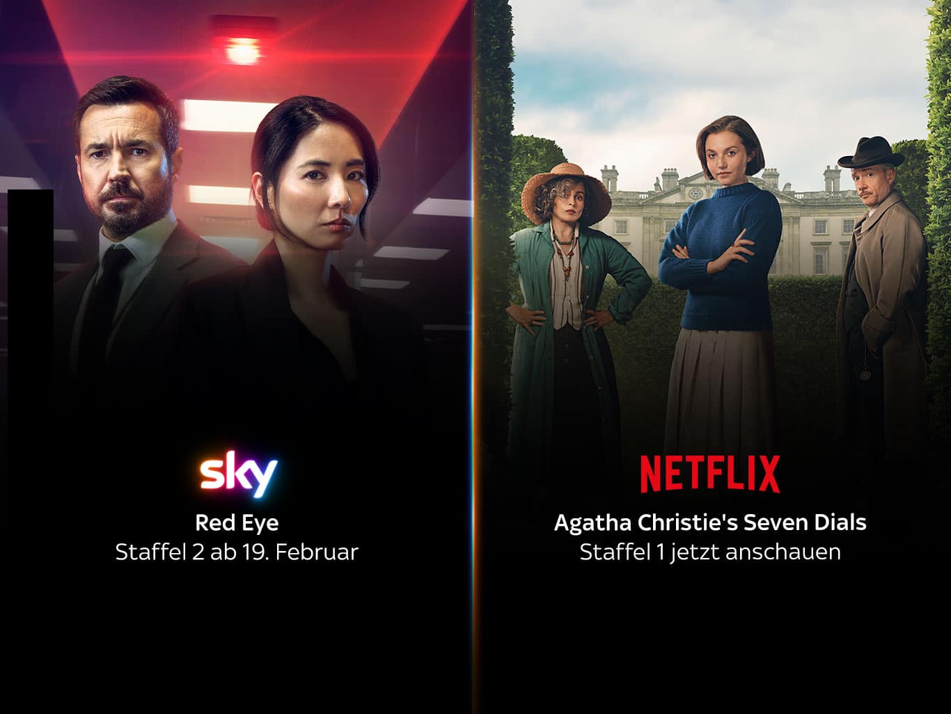Serien von Sky und Netflix