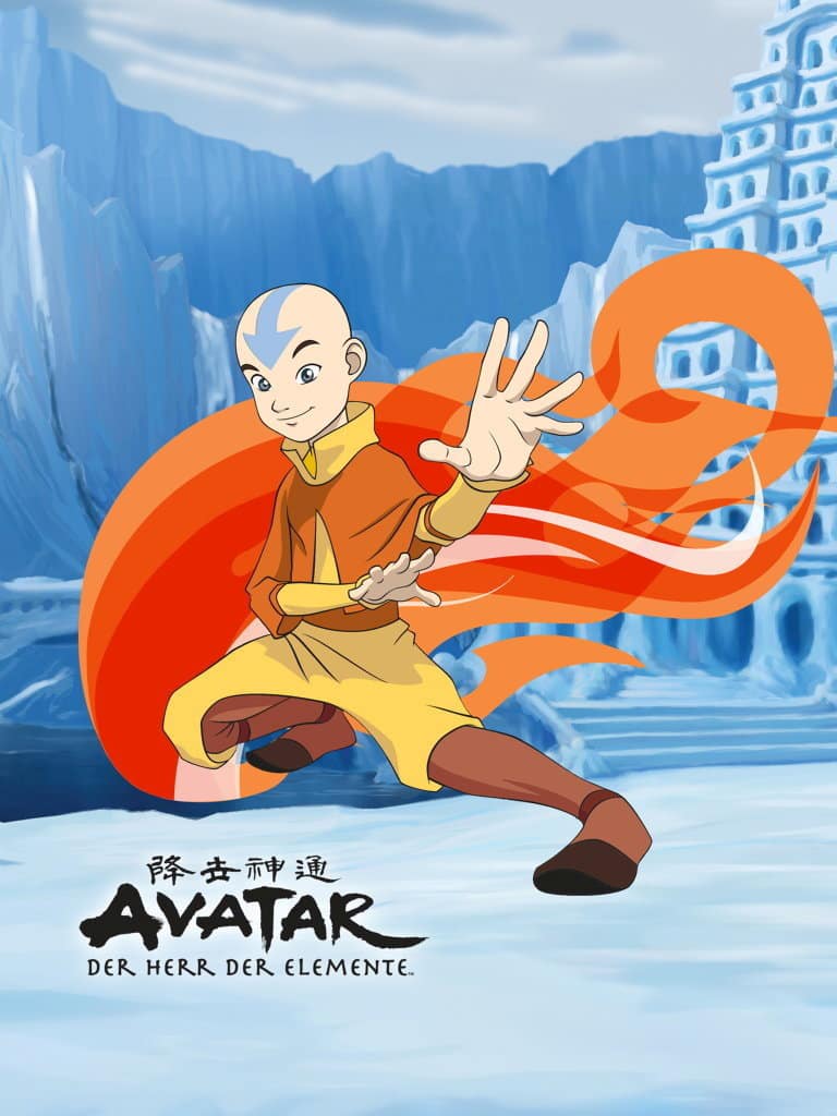 Titelbild - Cover - zur Kinderserie Avatar - Herr der Elemente Staffel 1