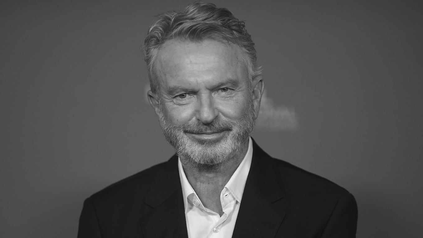 Foto des verstorbenen Schauspielers Sam Neill