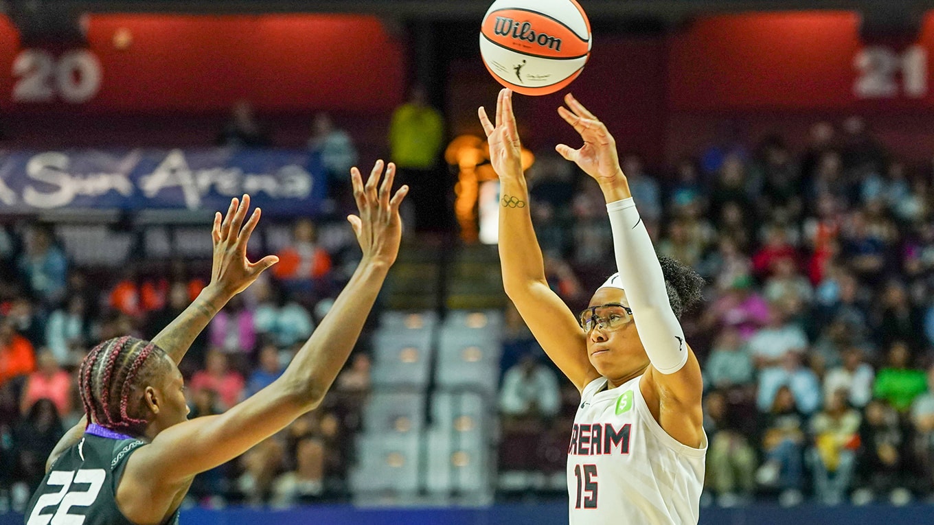 Spielszene aus der WNBA