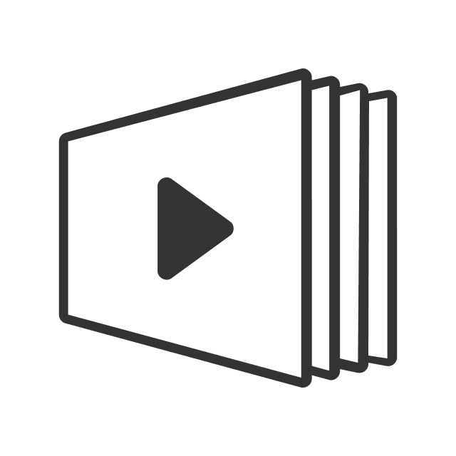 Stilisierte Darstellung von Play Buttons