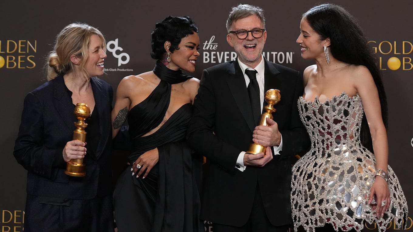 Bild von Paul Thomas und Cast bei den Golden Globes 2026