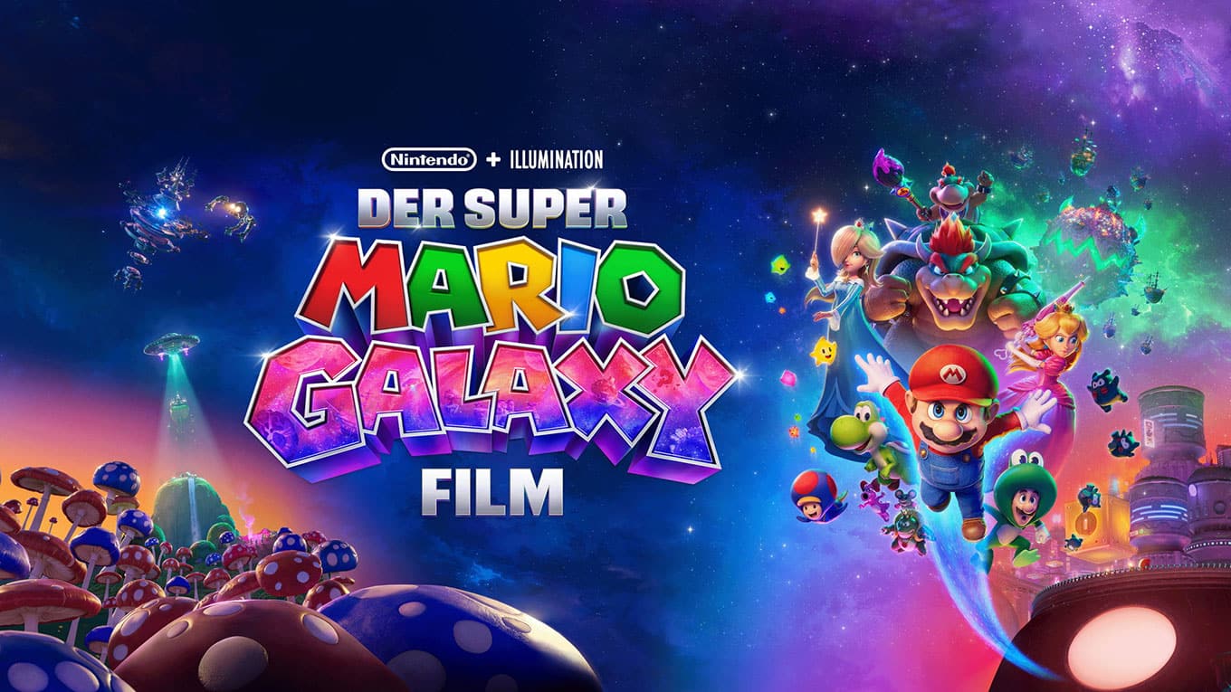 Key Art zu Der Super Mario Galaxy Film