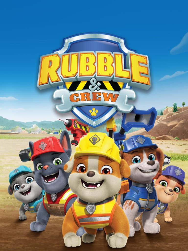 Titelbild Cover zur Kinderserie Rubble & Crew