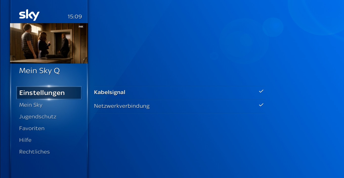 Auf dem Sky Q Receiver fehlen Apps oder sie starten nicht| Sky