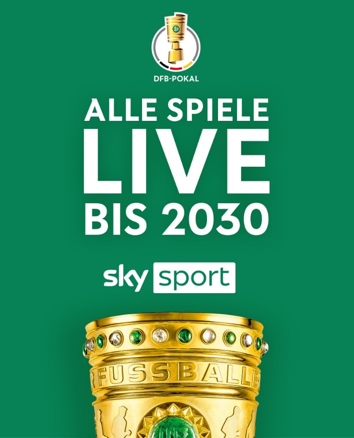 DFB-Pokal live bis 2030 – alle Spiele exklusiv bei Sky Sport.