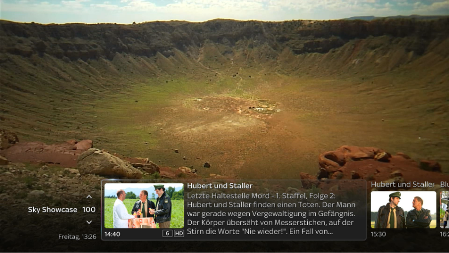 Grafik zeigt Beispielansicht der Programminformation.