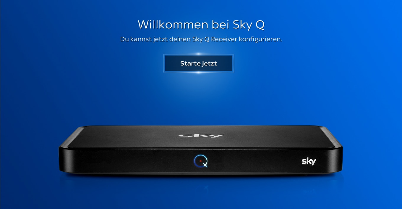 Installationsbildschirm; wählen Sie „Jetzt starten“ und bestätigen Sie mit der Schaltfläche „OK“.