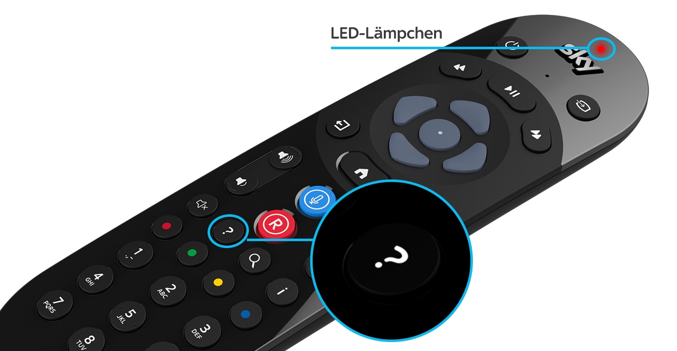 Nahaufnahme eines LED-Lämpchens, zeigt die Beschriftung ‚LED-Lämpchen‘.