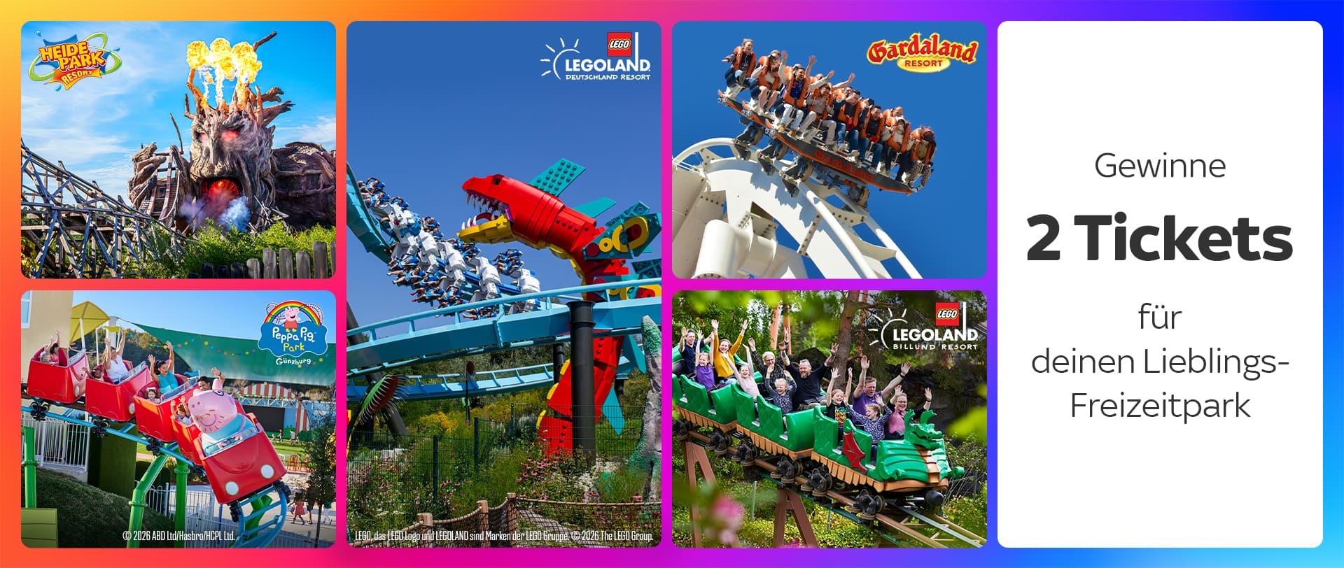 Erlebe unvergessliche Freizeitpark-Momente und sichere dir jetzt deine Tickets