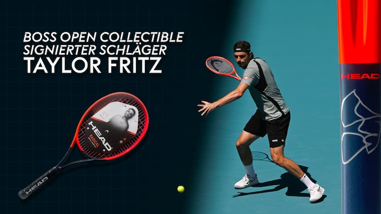 Sichere dir einen signierten Schl&auml;ger von Taylor Fritz​
