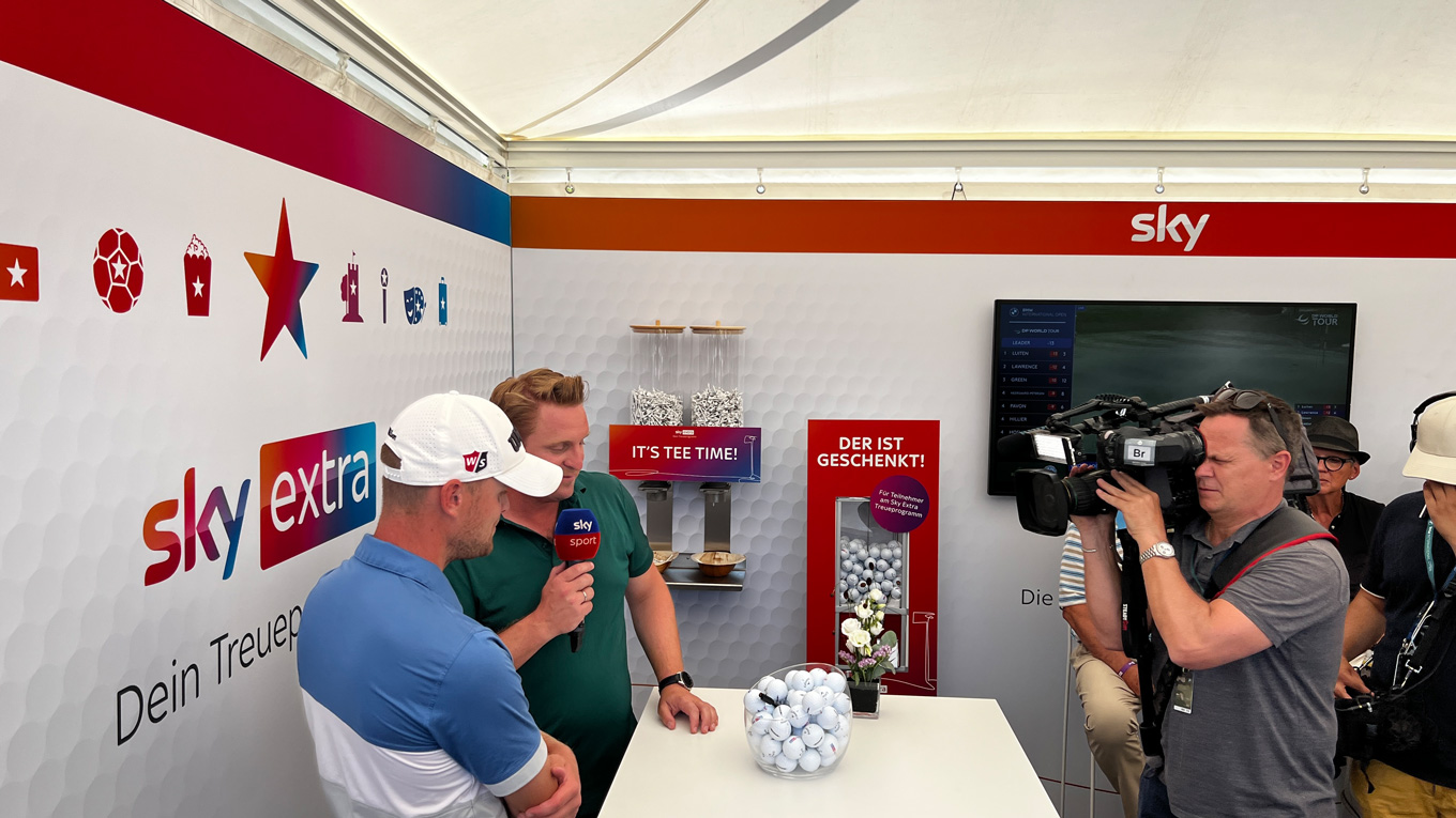 Hurly Long in der Sky Lounge