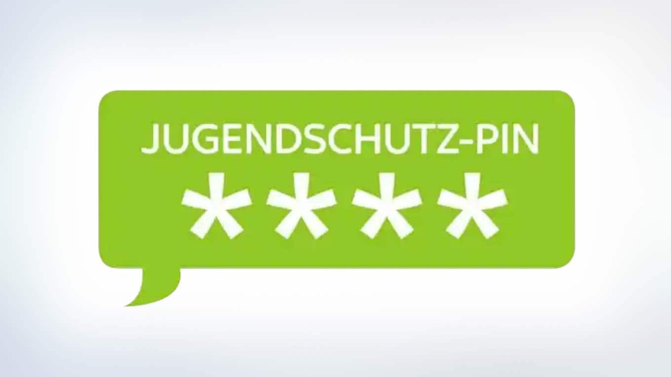 Die Jugendschutz-PIN ist vierstellig