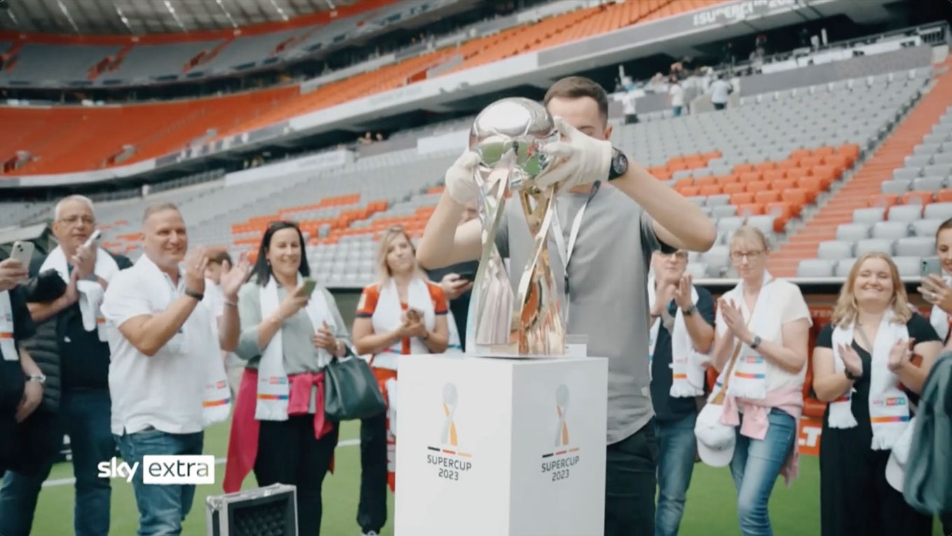 Sky Extra beim Supercup 2023
