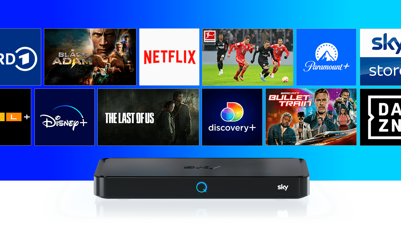 Sky Q Fernsehen, Streaming & Apps