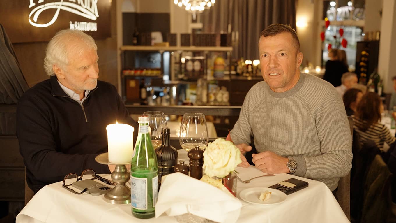 Rudi Völler und Lothar Matthäus