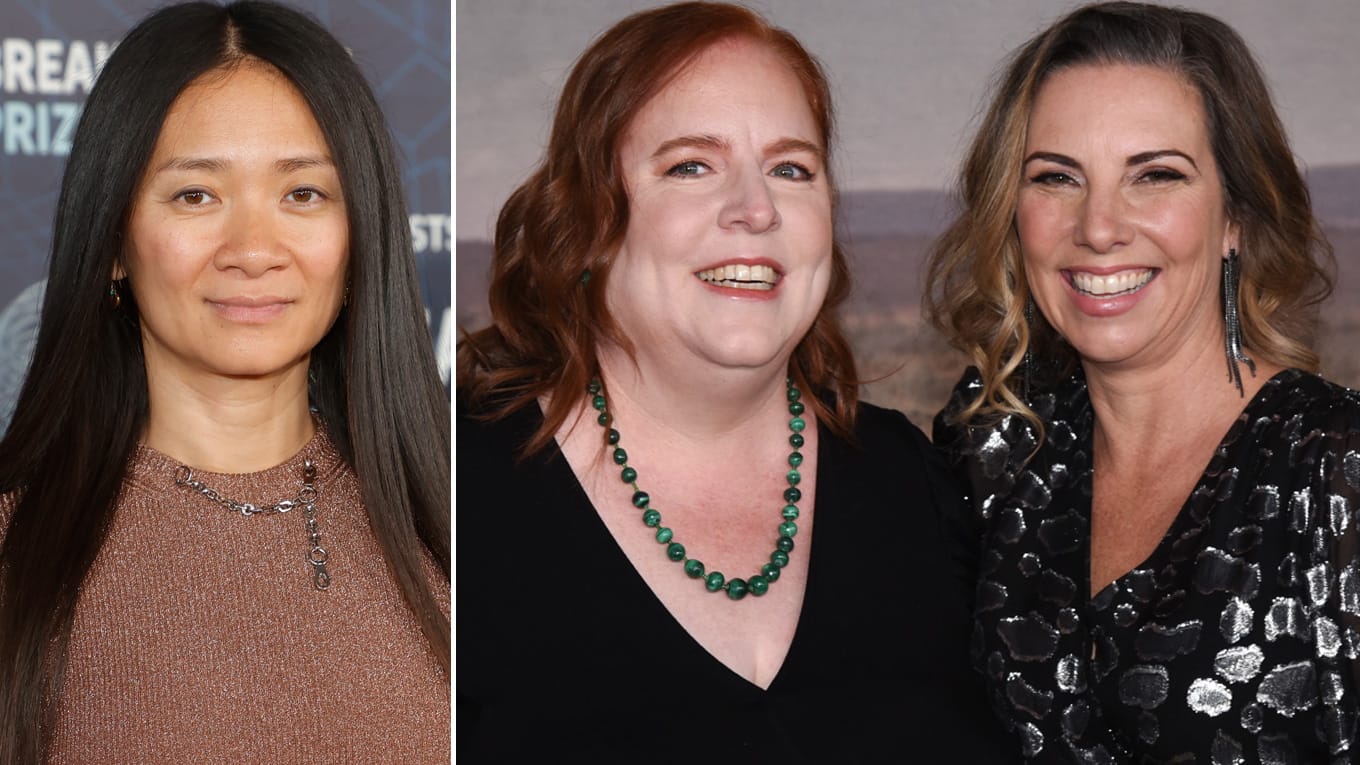 Regisseurin Chloé Zhao (links) und das Schwestern-Autorenduo Nora und Lilla Zuckerman (rechts)