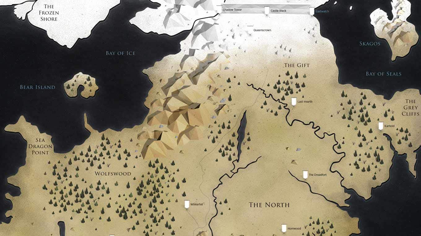 Game of Thrones Karte - Westeros und Essos - Sky
