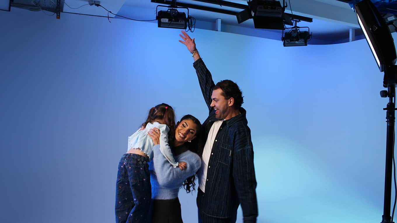 Yeliz Koc und Jimi Blue Ochsenknecht mit ihrer gemeinsamen Tochter Snow.