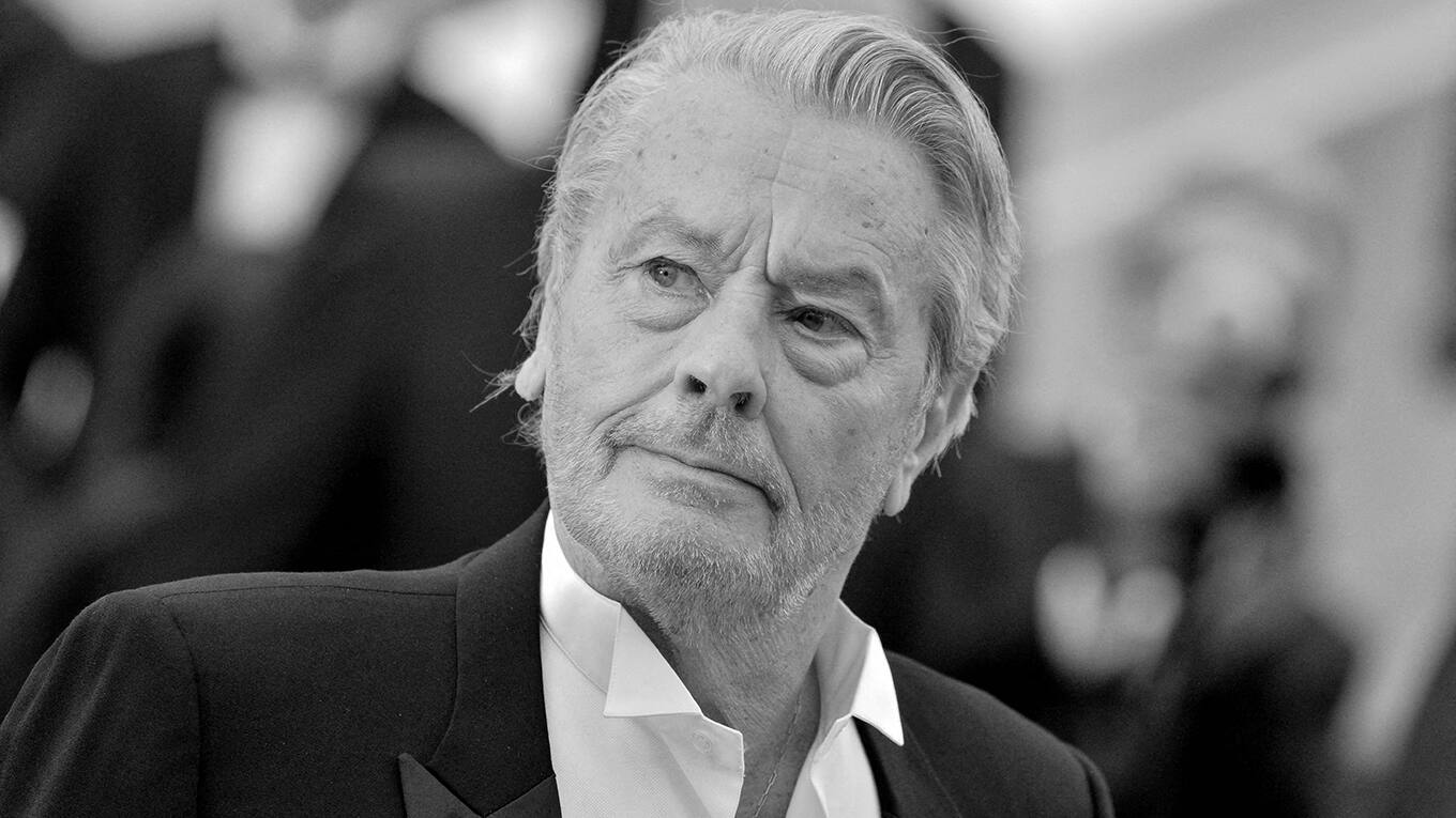 Portraibild von Alain Delon