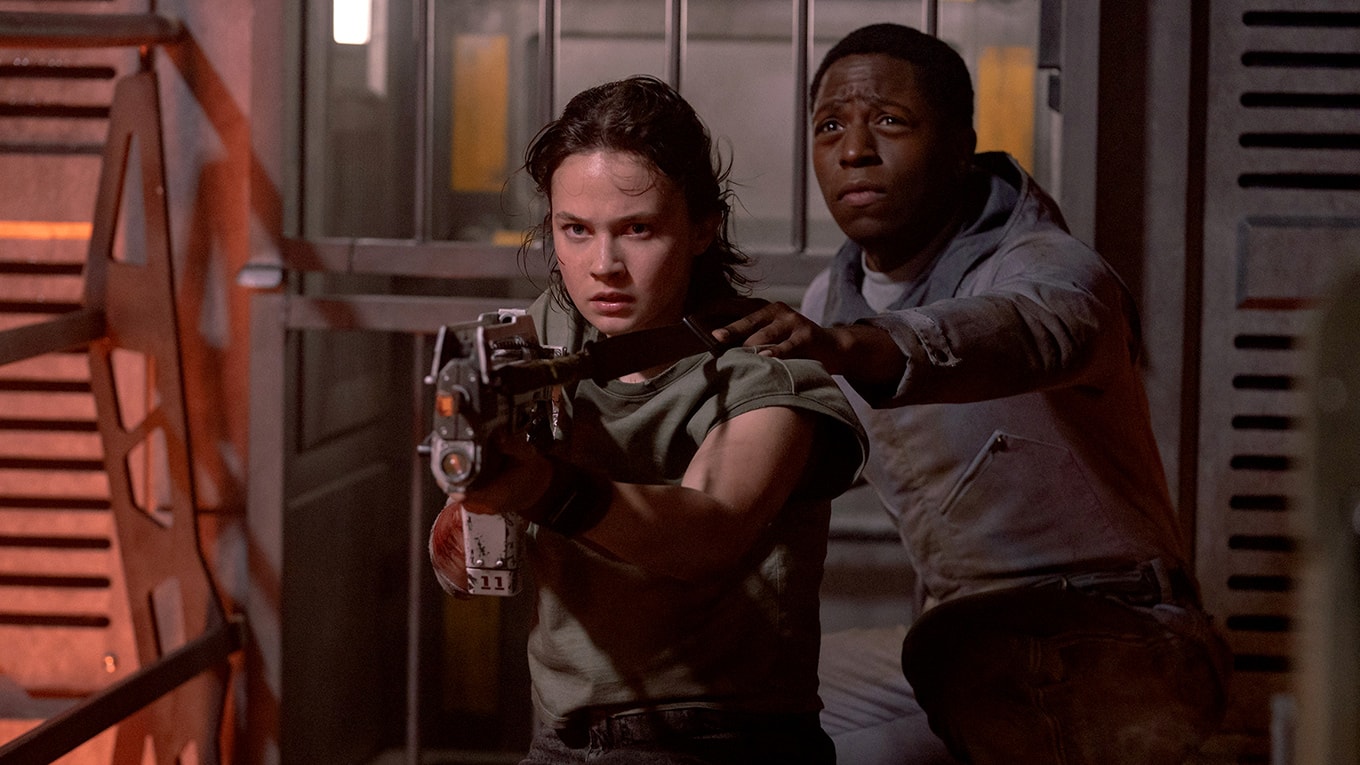 Szenenbild aus dem Sci-Fi-Horrorfilm Alien: Romulus