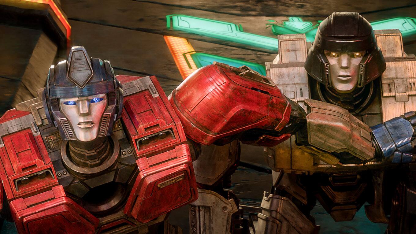 Orion Pax (später Optimus Prime) und D-16d (später Megatron) 