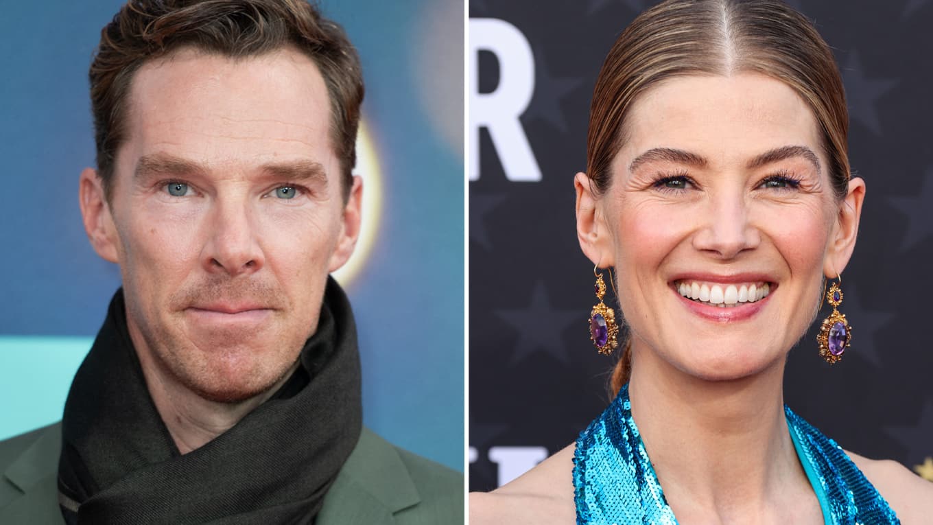 Benedict Cumberbatch und Rosamund Pike stehen für Guy Ritchies neuen Film gemeinsam vor der Kamera.
