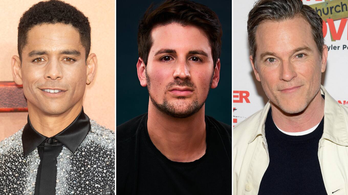 Schauspieler Charlie Barnett (links), Autor und Hauptdarsteller Noam Ash (Mitte) und Regisseur Mike Doyle (rechts)