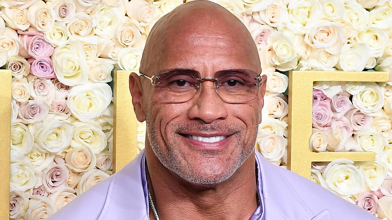 Foto von Schauspieler Dwayne Johnson bei der Verleihung der Golden Globes 2025