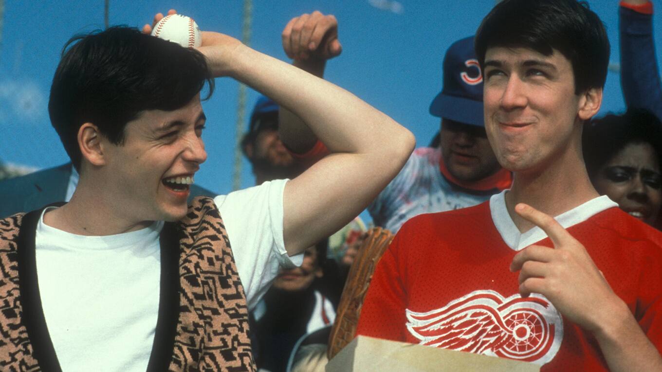 Szenenbild aus der Buddy-Komödie Ferris macht blau aus dem Jahr 1986 mit Matthew Broderick und Alan Ruck.