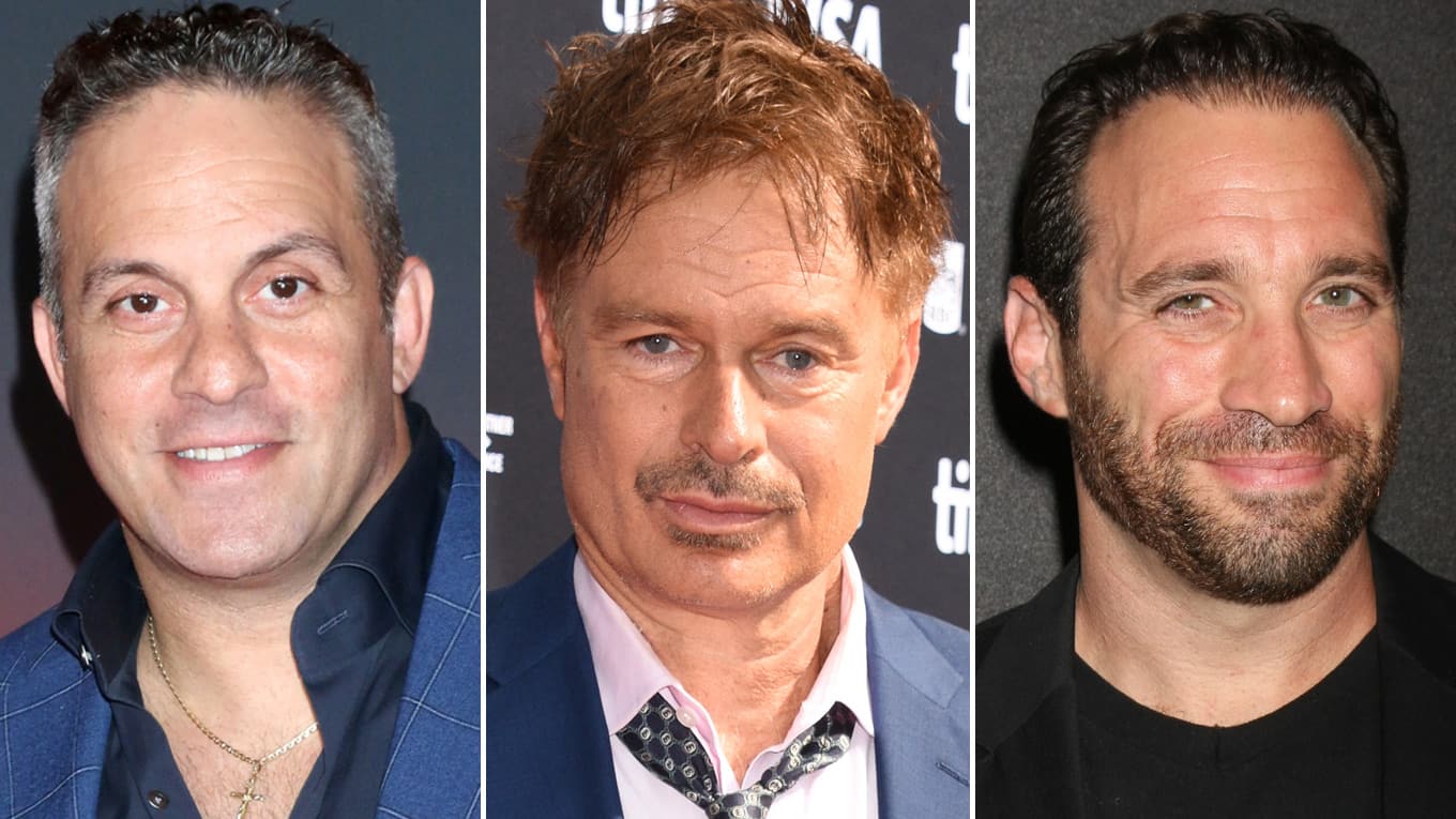 Die Schauspieler Guy Nardulli (links) und Patrick Muldoon (Mitte) sowie Regisseur Kevin Interdonato (rechts)